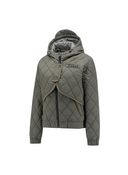 Women's WI 2 IN 1 Quilted Jacket - Brown