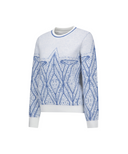 Women's WI Fuzzy Logo Point Sweater - Cream