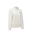 Women's WI Half Zip Sweater - Cream