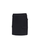 Women's WI Brushed Fleece H Line Skirt - Black