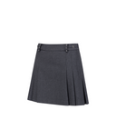 [Signature] Women's Side Pleated SQ - Charcoal Grey