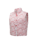 Women's WI Logo Pattern Vest - Red