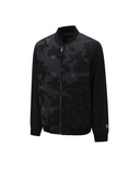 Men's Pattern Blocked Jacket - Black