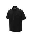 Men's Logo Half Zip Anorak - Black