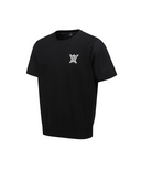 Men's Round Short Sleeve Sweater - Black