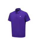 Men's Hybrid Solid T-Shirt - Purple