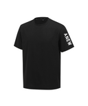 Men's Solid Round Short Sleeve T-Shirt - Black
