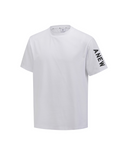 Men's Solid Round Short Sleeve T-Shirt - White