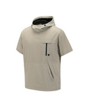 Men's Hooded T-Shirt - Beige