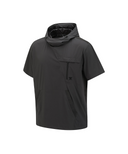 Men's Hooded T-Shirt - Dark Grey