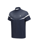 Men's Mock Neck Short Sleeve T-Shirt - Navy