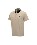 Men's Camo Logo Point Short T-Shirt - Light Khaki