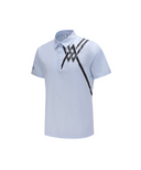 [Signature] Men's Logo Point Short T-Shirt - Light Blue