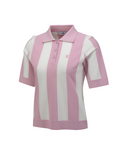 Women's Sailor Short Sleeve Sweater - Pink
