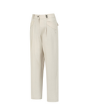 Women's Tapered Zip Point Pants - Beige