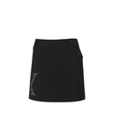 Women's Out Pocket H Line Skirt - Black