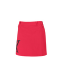 Women's Out Pocket H Line Skirt - Red