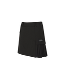 Women's Cargo Wrap Skirt - Black