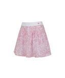 Women's Paisley Flare Skirt - Hot Pink
