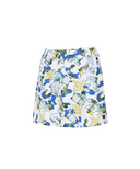 Women's Abstract Volume Flare Skirt - White