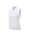 Women's Solid Sleeveless - White