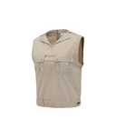 Women's Big Pocket Vest - Beige