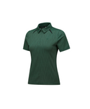 Women's Solid Back Zip T-Shirt - Dark Green