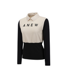 Women's Reverse Cooling Sleeve T-Shirt - Light Beige
