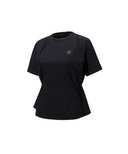 Women's Layered Anorak T-Shirt - Black