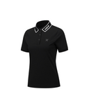 Women's Logo Point Short T-Shirt - Black