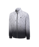 Men's Check Pattern Jacket - Light Grey
