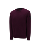 Men's SP Cashmere Round Sweater - Wine