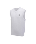 Men's Camo Jacquard Knit Vest - White