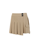 Women's Over Pleated Half Pants - Beige