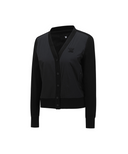 Women's Line Block Button Jacket - Black