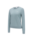 Women's SP Cashmere Round Sweater - Blue