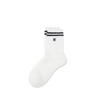 Men's Middle Socks - White