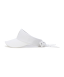 Women's Essential Ribbon Visor - White