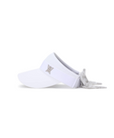 Women's Paisley Block Visor - White