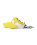 Women's Paisley Block Visor - Yellow