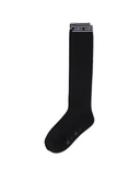Women's Aqua Mesh Knee Socks - Black