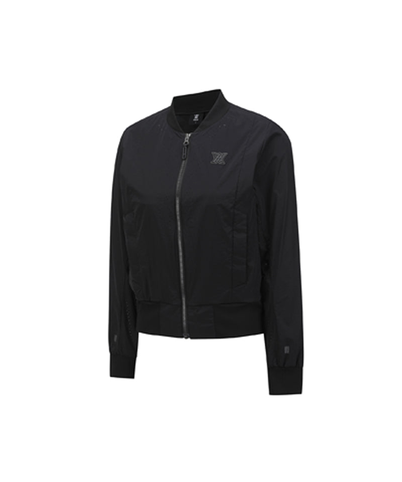 ANEW Golf Women's SM Black Finish MA-1 Jacket - Black