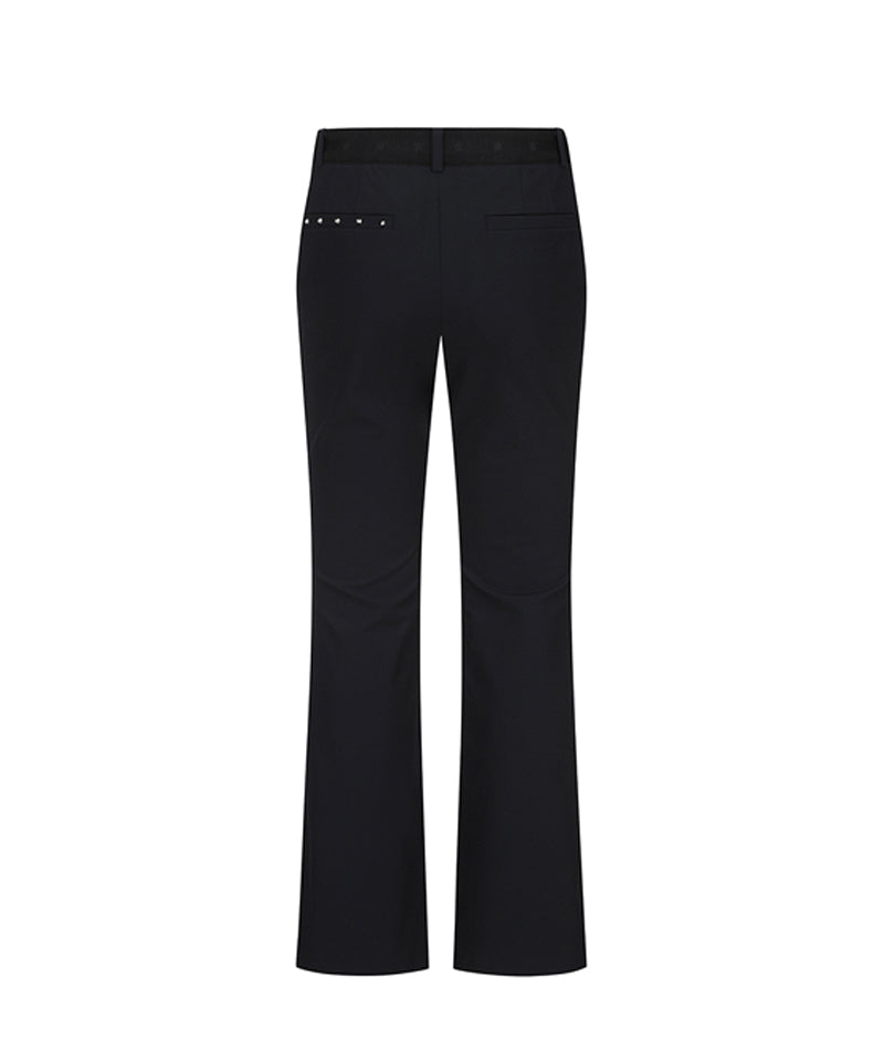 Women's Side Point Boots Cut L/PT - Black