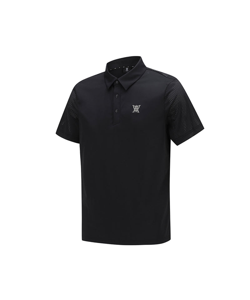 Men's Signature Logo Short T-Shirt - Black