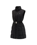 Women's Long Down Vest - Black