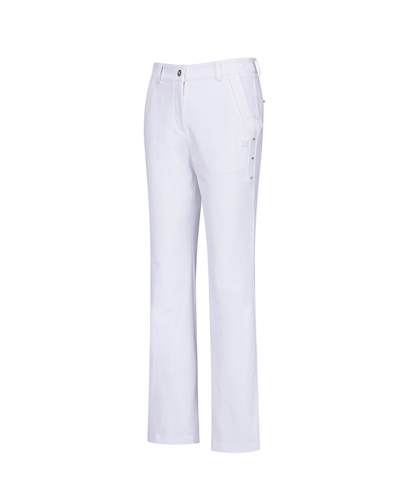 Women's Side Point Boots Cut L/PT - White