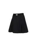 Women's Band Point Balloon Skirt - Black
