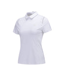 Women Beads Point Short T-Shirt - White