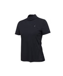 ANEW Golf Women's SM Black Finish Mock Neck Short T-Shirt - Black