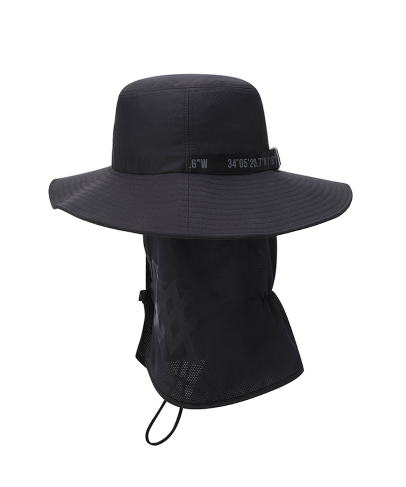 ANEW Golf Unisex Neck Cooler Round Hat - Black